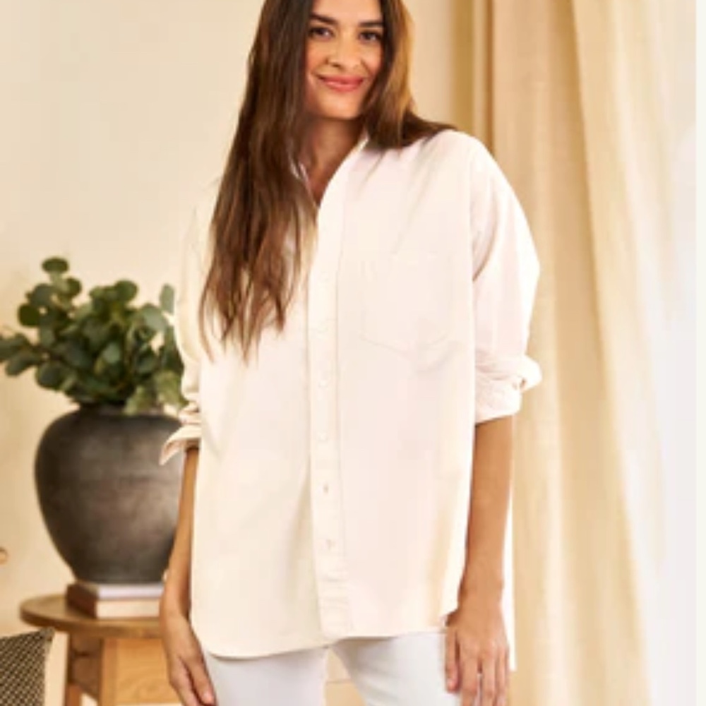 NWOT Frank & Eileen SHIRLEY Oversized Button-Up Shirt